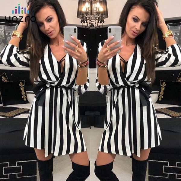 vozro suit-dress stripe v lead chalaza leisure time party autumn white black dress women vestido dresses clothes shirt, Black;gray
vozro suit-dress stripe v lead chalaza leisure time party autumn white black dress women vestido dresses clothes shirt, Black;gray