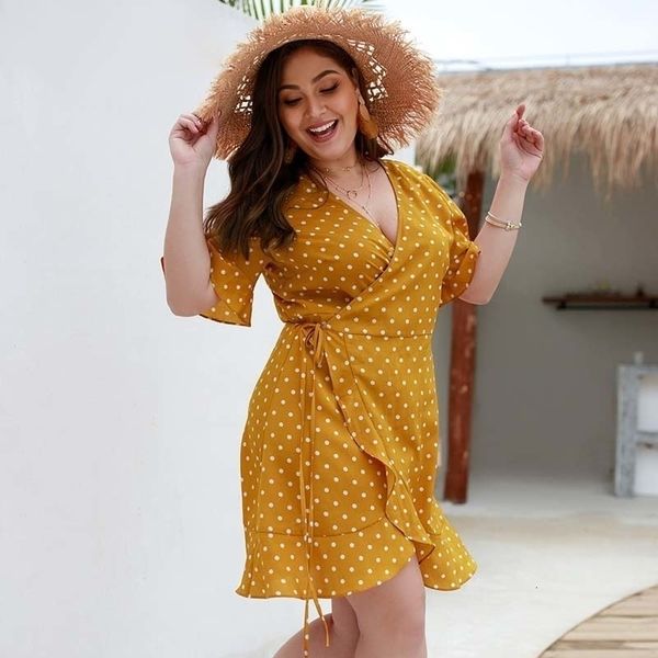 plus size dress womens clothes plus size boho polka dots women sweet big summer sashes robe dresses flare sleeve female vestidos, Black;gray
plus size dress womens clothes plus size boho polka dots women sweet big summer sashes robe dresses flare sleeve female vestidos, Black;gray
