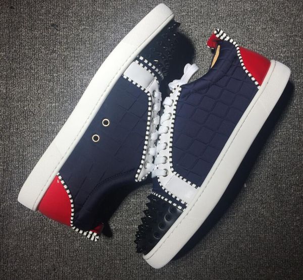 2019 designer luxury mens red bottoms shoe studded spikes low flats casual sneakers for men wedding party dress leather t01, Black
2019 designer luxury mens red bottoms shoe studded spikes low flats casual sneakers for men wedding party dress leather t01, Black
