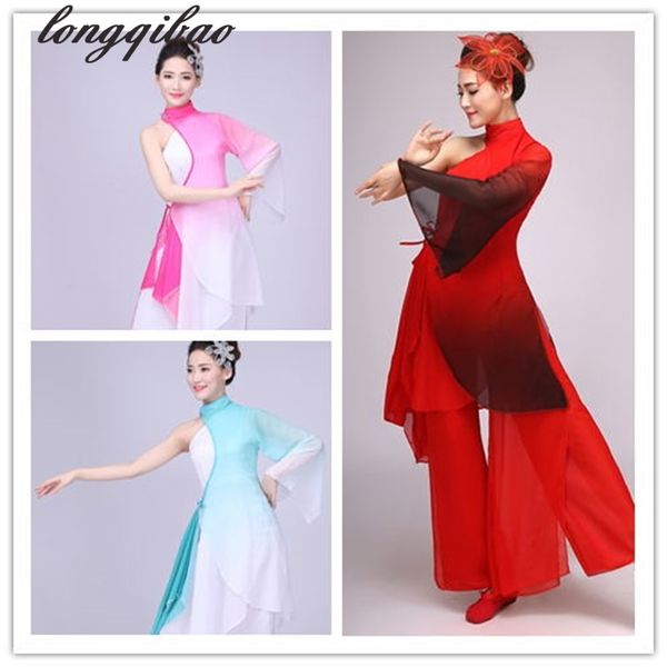 the new ink dance solo classical dance costume ethnic younger middle-aged fan costume tb125, Black;red
the new ink dance solo classical dance costume ethnic younger middle-aged fan costume tb125, Black;red