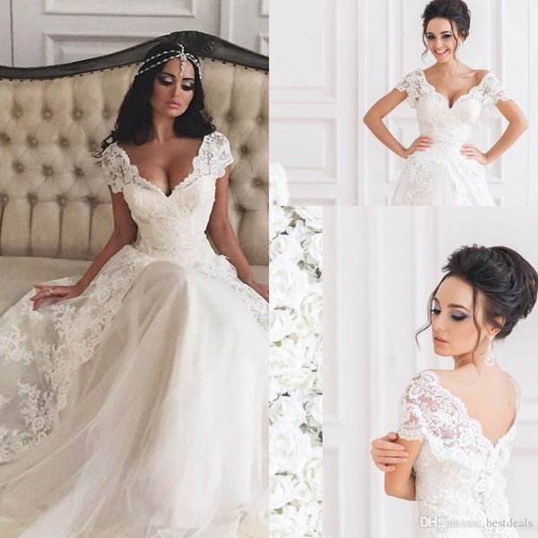 cap sleeves wedding dresses a line v neck appliques bride wedding gowns arabic dubai style princess bridal gown, White
cap sleeves wedding dresses a line v neck appliques bride wedding gowns arabic dubai style princess bridal gown, White