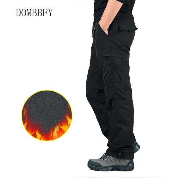 men's winter cargo pants fleece thicken warm pants male double layer multi pocket casual baggy tactical cotton trousers, Black
men's winter cargo pants fleece thicken warm pants male double layer multi pocket casual baggy tactical cotton trousers, Black