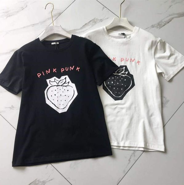 2020 women designer t shirts gg brand tees letters printed short sleeves strawberry pattern style luxury girl t shirts lr200405 /2, White
2020 women designer t shirts gg brand tees letters printed short sleeves strawberry pattern style luxury girl t shirts lr200405 /2, White