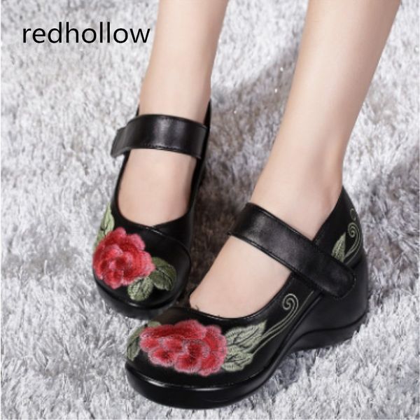 2019 women thick heels sandals closed toe flower ethnic style handmade genuine leather personalized women oxford sandal, Black
2019 women thick heels sandals closed toe flower ethnic style handmade genuine leather personalized women oxford sandal, Black