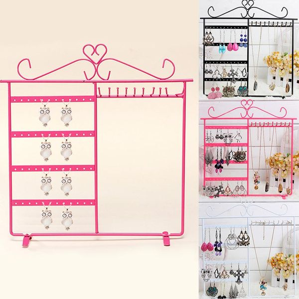 jewelry organizer fashion jewelry display rack earring holder packaging necklaces storage hanging organizer jewellery rangement, Pink;blue
jewelry organizer fashion jewelry display rack earring holder packaging necklaces storage hanging organizer jewellery rangement, Pink;blue