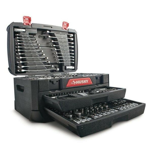 Carry 268 piece hu ky mechanic tool et w ca e ae metric ocket wrenche repair kit car
Carry 268 piece hu ky mechanic tool et w ca e ae metric ocket wrenche repair kit car