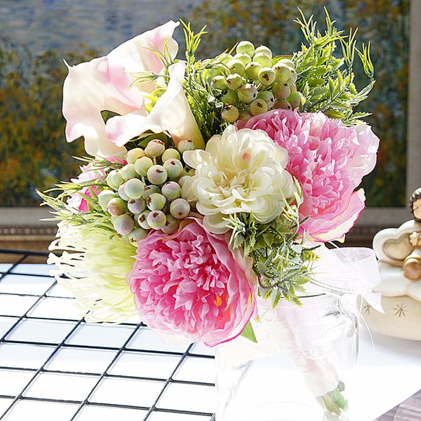 new 1bunch artificial peony decorative party silk fake flowers peonies for home l decor diy wedding decoration high quality
new 1bunch artificial peony decorative party silk fake flowers peonies for home l decor diy wedding decoration high quality