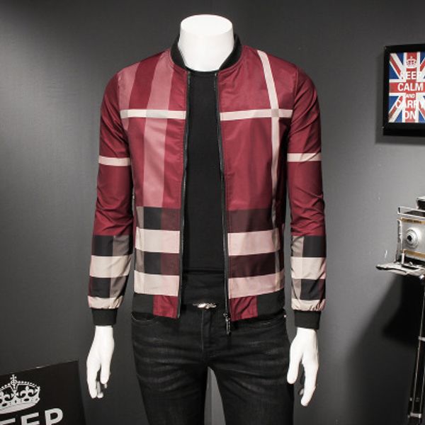 mens designer jackets luxury stripe printing thin coat casual british style mens clothes 2019 new 4 styles spring, Black;brown
mens designer jackets luxury stripe printing thin coat casual british style mens clothes 2019 new 4 styles spring, Black;brown