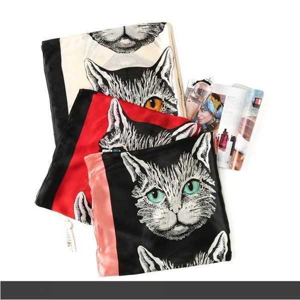 европа и соединенные штаты модный бренд шелковый шарф очаровательная мультяшная кошка принт солнечный шарф приморская дорожная накидка, Blue;gray
европа и соединенные штаты модный бренд шелковый шарф очаровательная мультяшная кошка принт солнечный шарф приморская дорожная накидка, Blue;gray