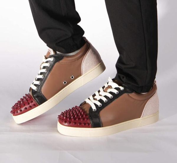 designer shoes for man women red bottoms junior spikes flat sneakers genuine leather fashion paris dress shoes with box, Black
designer shoes for man women red bottoms junior spikes flat sneakers genuine leather fashion paris dress shoes with box, Black