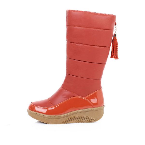 Fashion Women Knee High Snow Boots Slip on Wedges Heel Round Toe Shoes Winter Women Snow Tassel Boots, Black
Fashion Women Knee High Snow Boots Slip on Wedges Heel Round Toe Shoes Winter Women Snow Tassel Boots, Black