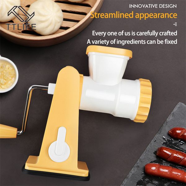 ttlife manual meat grinder & sausage dishes handheld making gadgets mincer pasta maker crank home kitchen cooking tools
ttlife manual meat grinder & sausage dishes handheld making gadgets mincer pasta maker crank home kitchen cooking tools