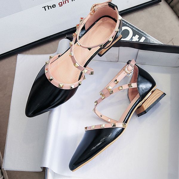 black beige patent leather women pumps pointed toe low heel ankle buckle strap women shoes wooden block heel rivet dress pumps
black beige patent leather women pumps pointed toe low heel ankle buckle strap women shoes wooden block heel rivet dress pumps