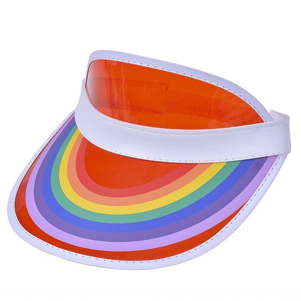 gift transparent candy color candy hat rainbow advertising cap uv-proof sunshade pvc empty hat, Blue;gray
gift transparent candy color candy hat rainbow advertising cap uv-proof sunshade pvc empty hat, Blue;gray