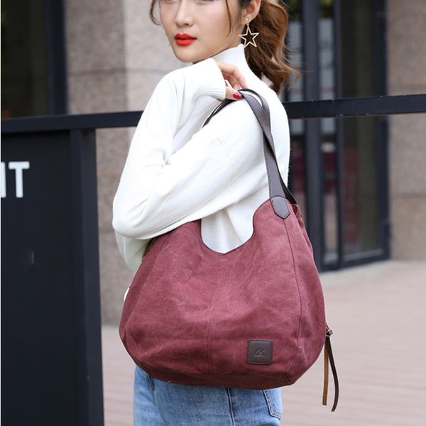 women's shoulder bags vintage female hobos single shoulder bags canvas large capacity #38
women's shoulder bags vintage female hobos single shoulder bags canvas large capacity #38