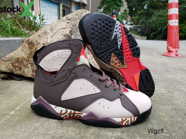 wholesale new patta 7 vii 7s black men basketball shoes brown 7s sports good sneakers outdoor trainers size 7-13
wholesale new patta 7 vii 7s black men basketball shoes brown 7s sports good sneakers outdoor trainers size 7-13