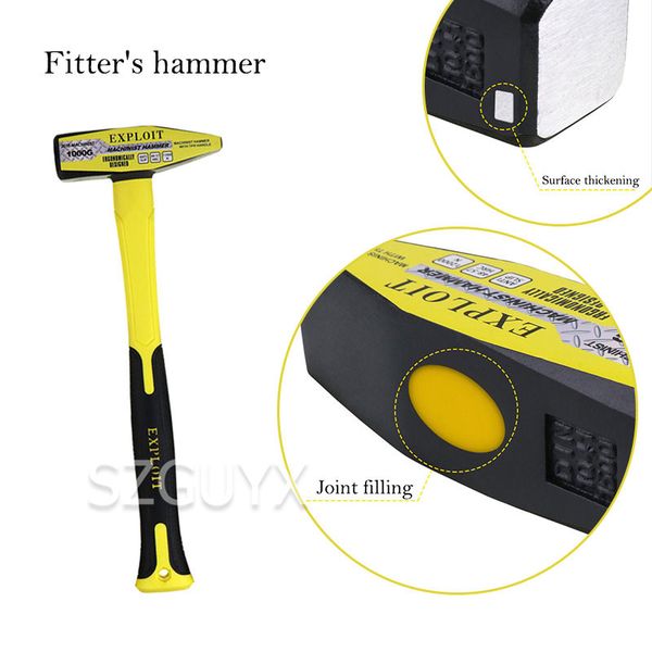 multifunctional high carbon steel fitter hammer tpr coated rubber handle fitter hammer portable duckbill
multifunctional high carbon steel fitter hammer tpr coated rubber handle fitter hammer portable duckbill