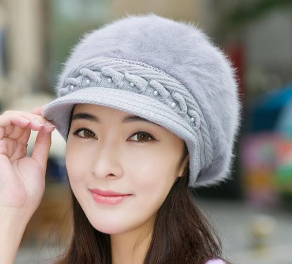 7 color selection artist keep warm pearl rabbit beret hat for winter women keep fashion womens beret hat casual dome nude hat, Blue;gray
7 color selection artist keep warm pearl rabbit beret hat for winter women keep fashion womens beret hat casual dome nude hat, Blue;gray