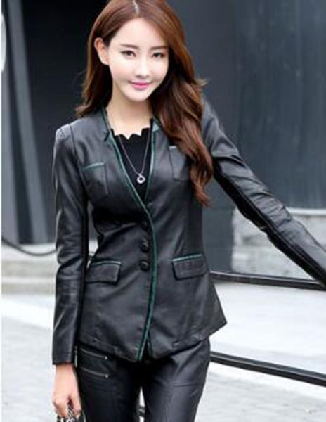 women spring and autumn boutique han version of the new fashion trend personality slimming warm large size leather coat / m-4xl, Black
women spring and autumn boutique han version of the new fashion trend personality slimming warm large size leather coat / m-4xl, Black