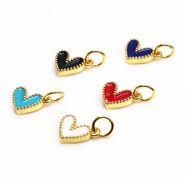 wholesale jewelry diy accessories 5 colors of brass heart color pendant, 8*17mm heart pendant, Silver
wholesale jewelry diy accessories 5 colors of brass heart color pendant, 8*17mm heart pendant, Silver