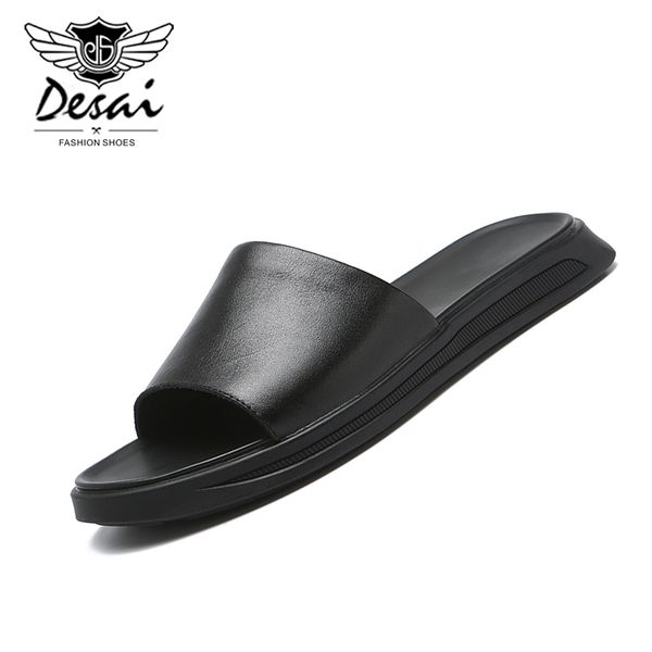 slippers 2021 men's spring summer leather breathable outdoor beach shoes black sandals casual flip flops men
slippers 2021 men's spring summer leather breathable outdoor beach shoes black sandals casual flip flops men