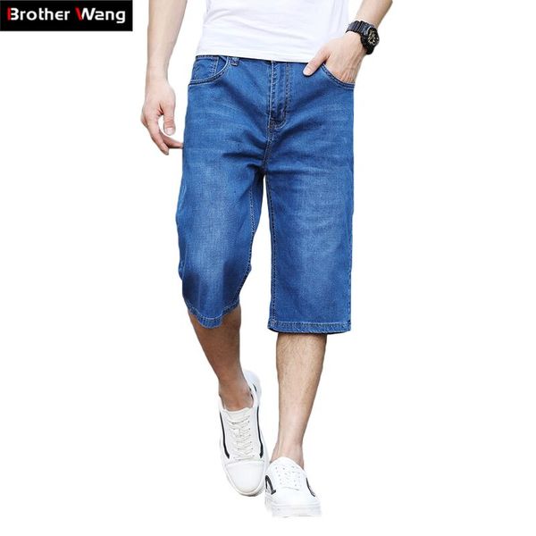 men denim shorts 2019 summer new classic casual elasticity cotton blue straight short jeans male brand plus size 40 42 44
men denim shorts 2019 summer new classic casual elasticity cotton blue straight short jeans male brand plus size 40 42 44