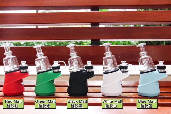 Original SOC Peak Enail Kit 2600mah TC Vape Mod With Glass Bong Pipe Dry Herb Vaporizer & Wax Atomizer Stocking