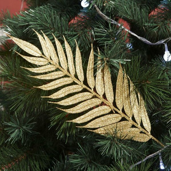1200 pcs 40cmx13cm christmas decoration gift gold christmas tree branches foliage tree decoration accessories
1200 pcs 40cmx13cm christmas decoration gift gold christmas tree branches foliage tree decoration accessories