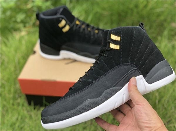 2019 release authentic 12 reverse taxi metallic gold black white men basketball shoes 130690-017 real carbon fiber athletic shoes with box
2019 release authentic 12 reverse taxi metallic gold black white men basketball shoes 130690-017 real carbon fiber athletic shoes with box
