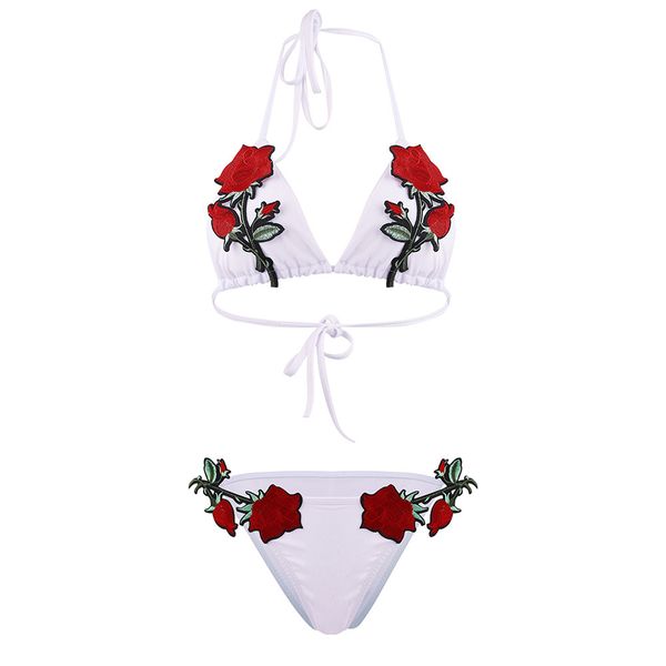 telotuny women rose applique bikini set push-up padded biquini wire bra swimsuit bathing swimwear bikinis 2020 mujer, White
telotuny women rose applique bikini set push-up padded biquini wire bra swimsuit bathing swimwear bikinis 2020 mujer, White