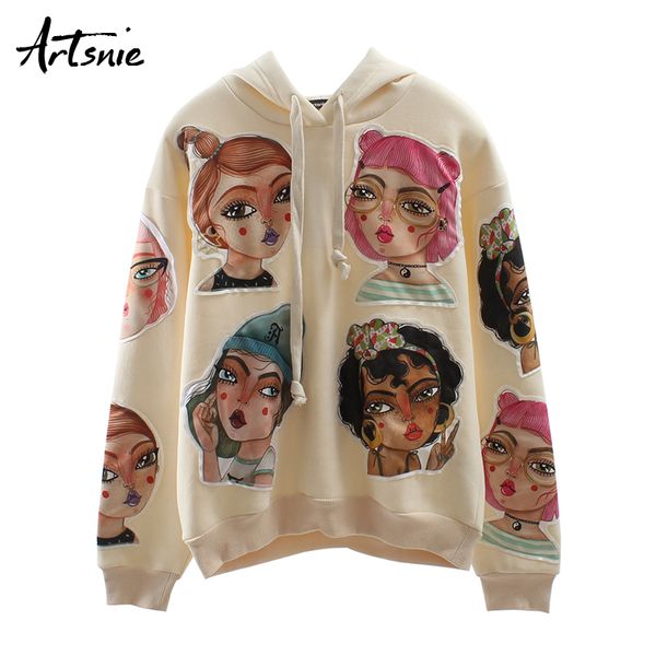 artsnie streetwear мультфильма женщины толстовки осени 2019 с длинным рукавом негабаритных толстовок зимы вскользь вязаные свитера mujer, Black
artsnie streetwear мультфильма женщины толстовки осени 2019 с длинным рукавом негабаритных толстовок зимы вскользь вязаные свитера mujer, Black