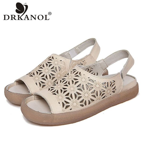 drkanol fashion women sandals 2020 summer flat sandals female shoes 100% genuine leather simplicity openwork peep toe, Black
drkanol fashion women sandals 2020 summer flat sandals female shoes 100% genuine leather simplicity openwork peep toe, Black