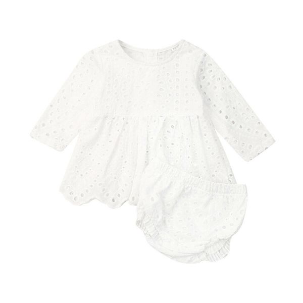 0-24m newborn infant kid baby girl white hollow out long sleeve mini dress shorts pants sweet outfits girl clothes 2pcs set
0-24m newborn infant kid baby girl white hollow out long sleeve mini dress shorts pants sweet outfits girl clothes 2pcs set