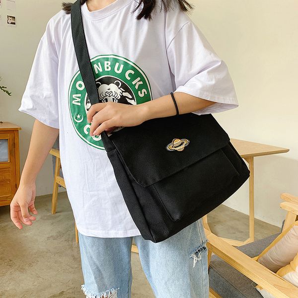 women shoulder bag simple canvas handbag tote large capacity embroidery shopping bag cute planet book bags for girls
women shoulder bag simple canvas handbag tote large capacity embroidery shopping bag cute planet book bags for girls