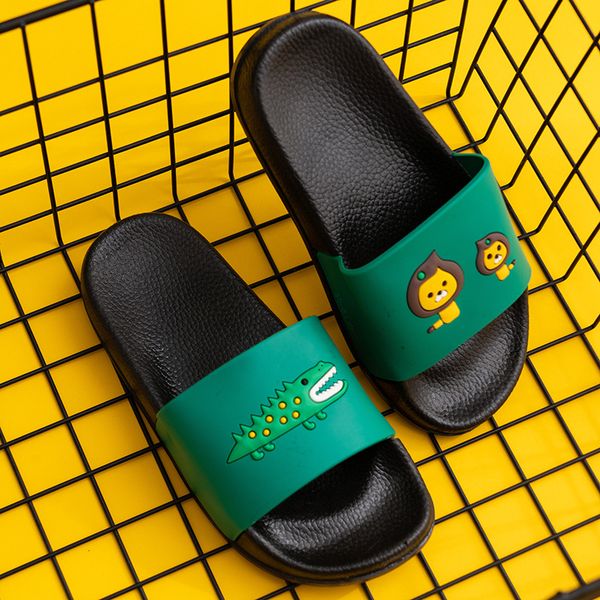 children's slippers boy summer indoor household princess cartoon lion design child baby girl anti-slip cool slippers, Black
children's slippers boy summer indoor household princess cartoon lion design child baby girl anti-slip cool slippers, Black