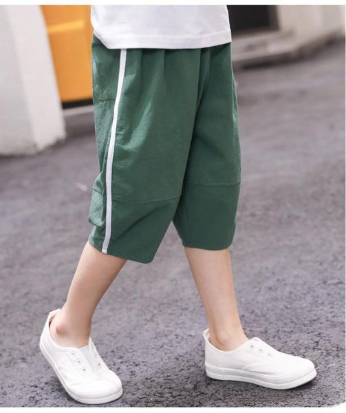 brand big boy boy's cotton linen pants capri pants pure cotton shorts korean-style summer thin section loose-fit boy's, Blue
brand big boy boy's cotton linen pants capri pants pure cotton shorts korean-style summer thin section loose-fit boy's, Blue
