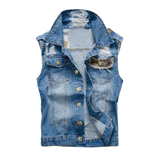 2019 plus size denim vest men sleeveless jackets fashion washed jeans waistcoat male tank cowboy cool blue ripped jacket n20, Black;white
2019 plus size denim vest men sleeveless jackets fashion washed jeans waistcoat male tank cowboy cool blue ripped jacket n20, Black;white