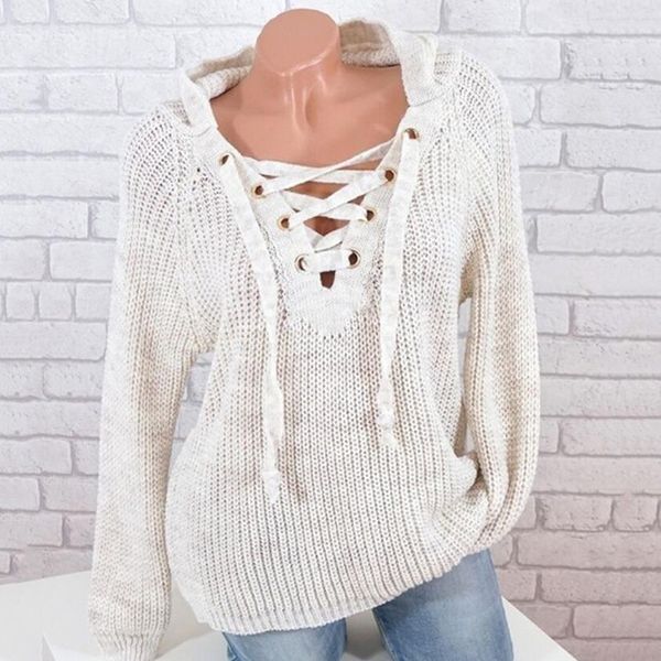 casual white criss-cross sweater v-neck jumper knitwear long sleeve pullovers streetwear, White;black
casual white criss-cross sweater v-neck jumper knitwear long sleeve pullovers streetwear, White;black