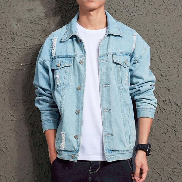 2019 mens denim jacket fashion hip hop streetwer ripped denim jacket mens jeans masculino male cowboy coats chaqueta hombre, Black;brown
2019 mens denim jacket fashion hip hop streetwer ripped denim jacket mens jeans masculino male cowboy coats chaqueta hombre, Black;brown