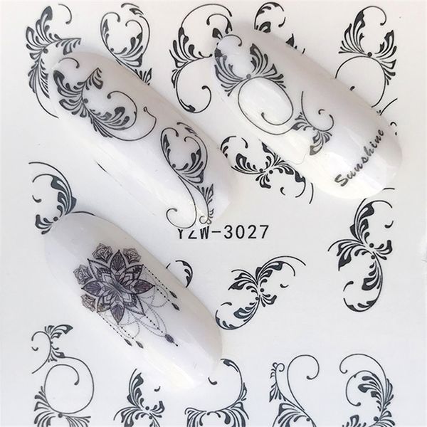 1 sheet black flower vine nail water sticker leaf lace design slider nail art decal beauty foils decoration
1 sheet black flower vine nail water sticker leaf lace design slider nail art decal beauty foils decoration