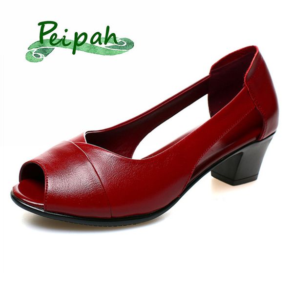 peipah summer peep-toe women sandals genuine leather high heeled female sandals platform shoes woman casual solid shallow shoes, Black
peipah summer peep-toe women sandals genuine leather high heeled female sandals platform shoes woman casual solid shallow shoes, Black