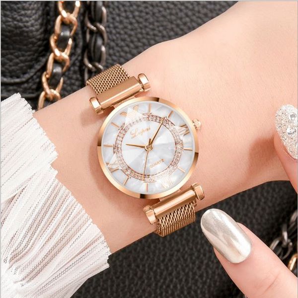 quartz watch dress rhinestone women's watches stainless steel strap ore glass dial rome clock ladies alloy wrist watch, Slivery;brown
quartz watch dress rhinestone women's watches stainless steel strap ore glass dial rome clock ladies alloy wrist watch, Slivery;brown