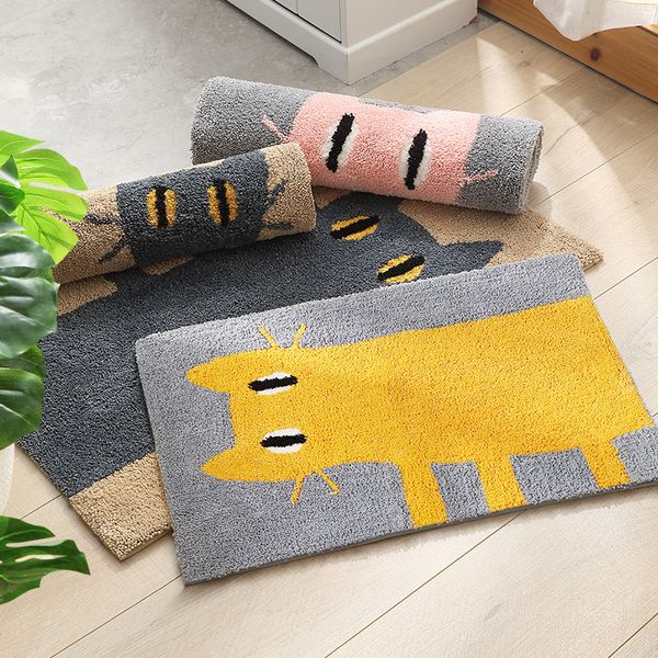 cartoon cat hand jacquard rug for bathroom door mat living room kitcken non-slip pad multifunction home decoratives
cartoon cat hand jacquard rug for bathroom door mat living room kitcken non-slip pad multifunction home decoratives