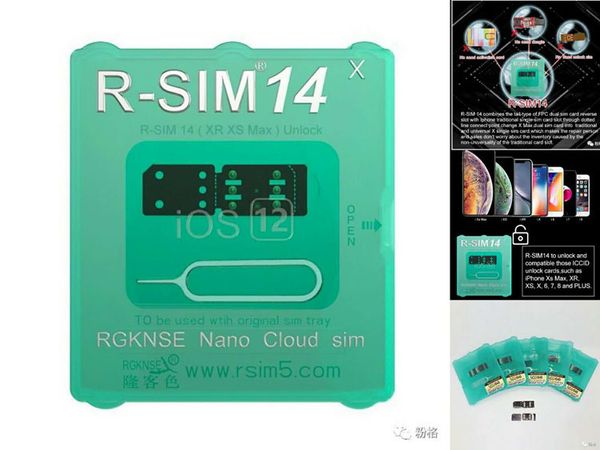 R-SIM14 iPhone Activation unlocking smart R-Sim14 card for iPhone xmax iPhone8 iPhone 7 plus and i6 unlocked iOS 12.x-7.x 4G unlock In stock
R-SIM14 iPhone Activation unlocking smart R-Sim14 card for iPhone xmax iPhone8 iPhone 7 plus and i6 unlocked iOS 12.x-7.x 4G unlock In stock