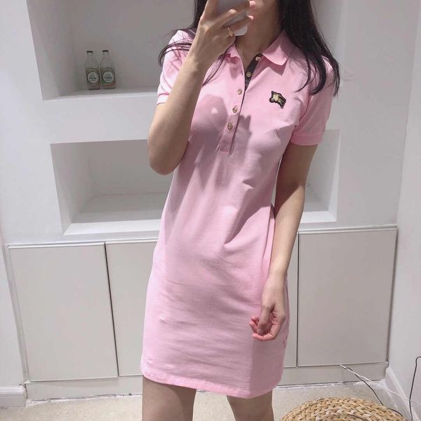 fashion womens brand polo dresses 2020 new arrival summer women shirt dresses polos casual streetwear 5 colors yf203142, Black;pink
fashion womens brand polo dresses 2020 new arrival summer women shirt dresses polos casual streetwear 5 colors yf203142, Black;pink