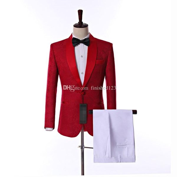 real picture side vent one button red paisley groom tuxedos shawl lapel groomsmen wedding men party suits (jacket+pants+tie) w7, Black;gray
real picture side vent one button red paisley groom tuxedos shawl lapel groomsmen wedding men party suits (jacket+pants+tie) w7, Black;gray