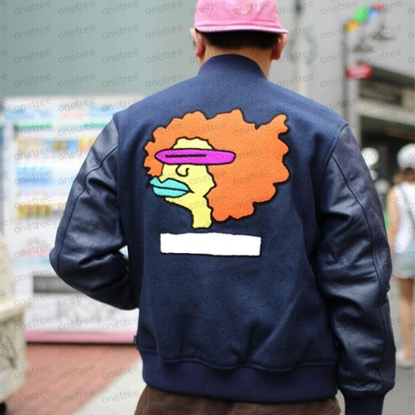 17fw box logo gonz ramm varsity jacket baseball jacket men women couple soprts outerwear fashion hip hop jacket black red blue hflsjk023, Black;brown
17fw box logo gonz ramm varsity jacket baseball jacket men women couple soprts outerwear fashion hip hop jacket black red blue hflsjk023, Black;brown