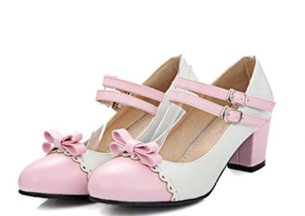 2019 women's shoes in spring and autumn with new style high heel coarse heel round head bowknot @2199, Black
2019 women's shoes in spring and autumn with new style high heel coarse heel round head bowknot @2199, Black