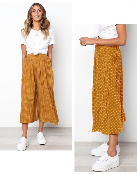 pants fashion loose bootcut capris casual womens solid color pants designer womens dot, Black;white
pants fashion loose bootcut capris casual womens solid color pants designer womens dot, Black;white