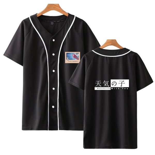 weathering with you print thin baseball jacket men/women summer fashion casual popular comfortable short sleeve jacket sale, Black;brown
weathering with you print thin baseball jacket men/women summer fashion casual popular comfortable short sleeve jacket sale, Black;brown